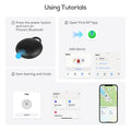 (iOS Only)MVTAG Waterproof Bluetooth Tracker and Item Locator - Compatible with iOS Find My App,Replaceable Battery,Anti-lost tracking devices